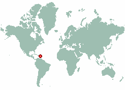 F. D. Roosevelt Airport in world map